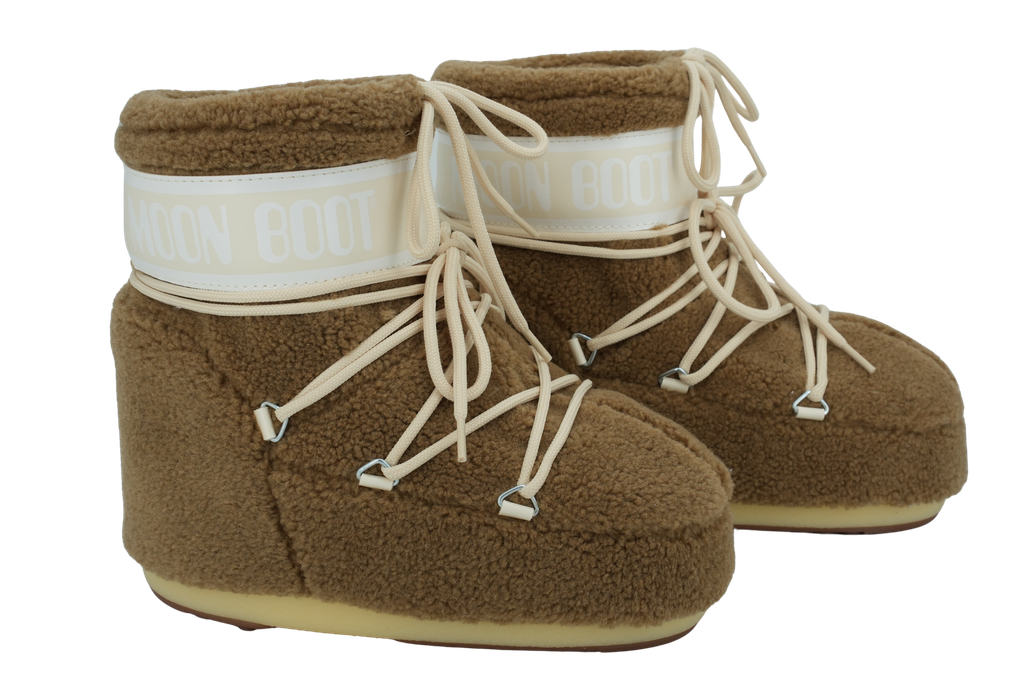 MOON BOOT - BOOTS "ICON LOW FLEECE" CAMEL