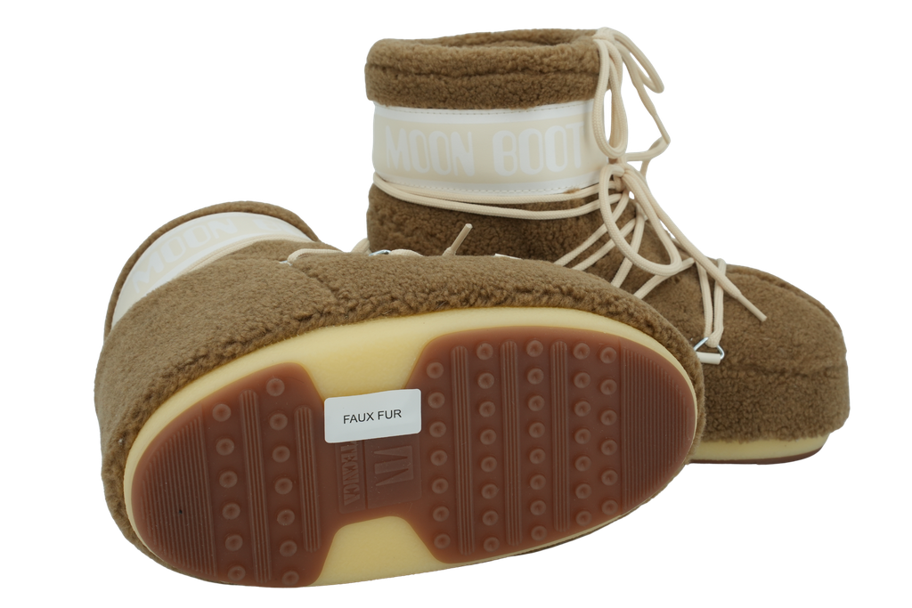 MOON BOOT - BOOTS "ICON LOW FLEECE" CAMEL