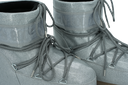 MOON BOOT - BOOTS "ICON LOW GLITTER" ARGENTÉES
