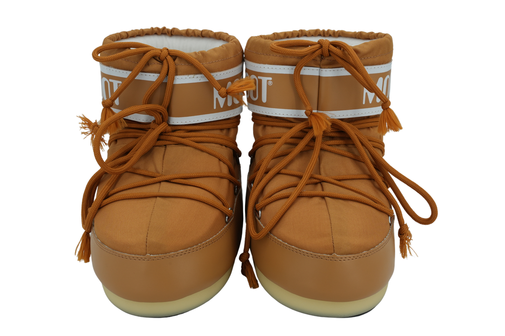 MOON BOOT - BOOTS "ICON LOW NYLON" COGNAC