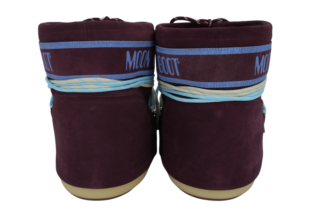 MOON BOOT - BOOTS "ICON LOW SUEDE" BORDEAUX