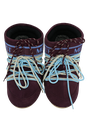 MOON BOOT - BOOTS "ICON LOW SUEDE" BORDEAUX