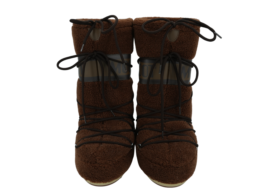 MOON BOOT - BOTTES "ICON FLEECE" MARRONS