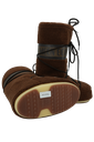 MOON BOOT - BOTTES "ICON FLEECE" MARRONS