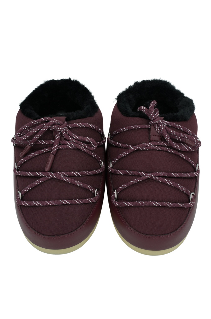 MOON BOOT - MULES "EVX MULE NYLON" BORDEAUX