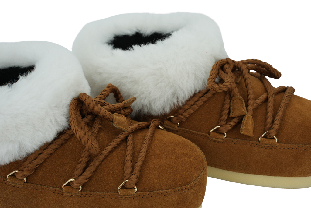 MOON BOOT - MULES "EVX MULE SUEDE" COGNACS