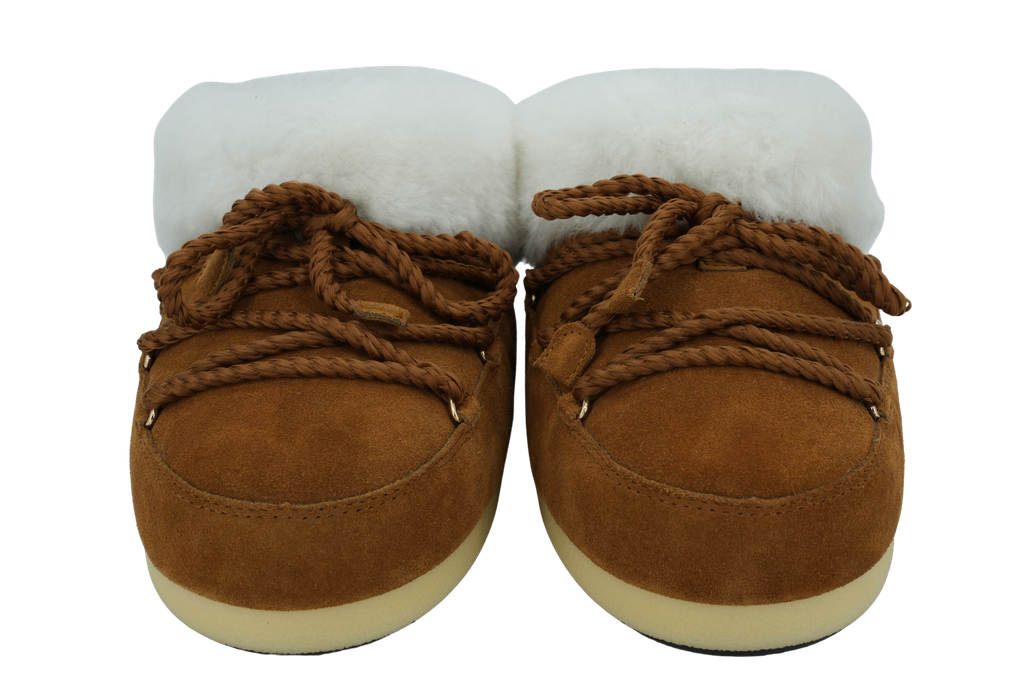 MOON BOOT - MULES "EVX MULE SUEDE" COGNACS