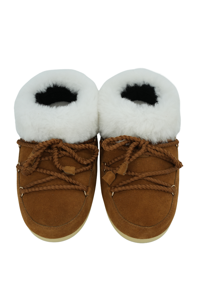 MOON BOOT - MULES "EVX MULE SUEDE" COGNACS