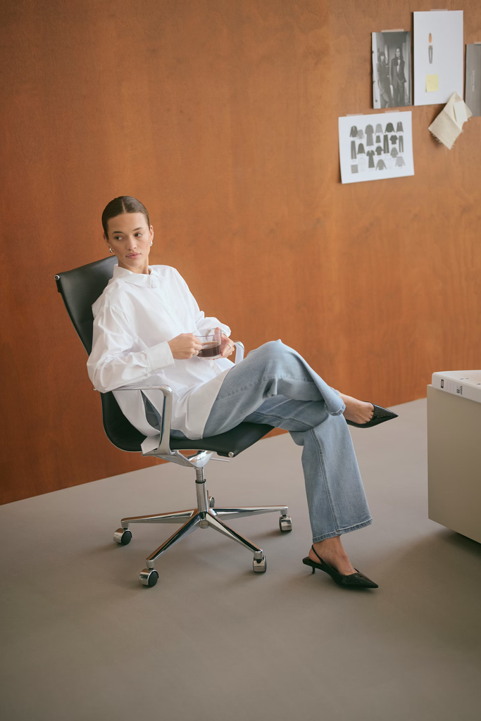 KAFFE - JEANS "KAMEADOW HW" BLEU CLAIR