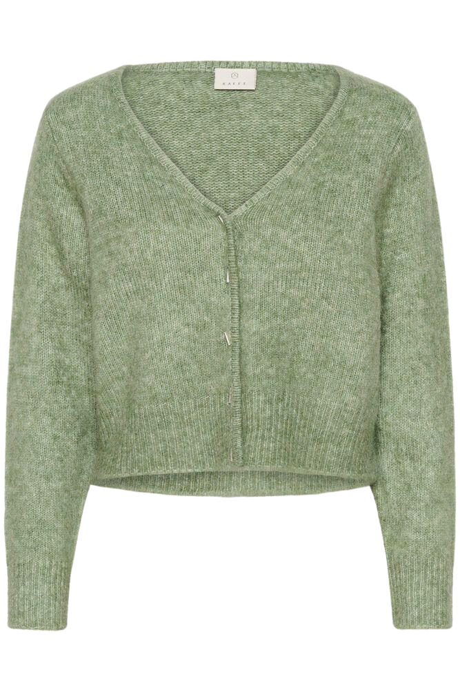 KAFFE - CARDIGAN "KAMELANIA" VERT SAUGE