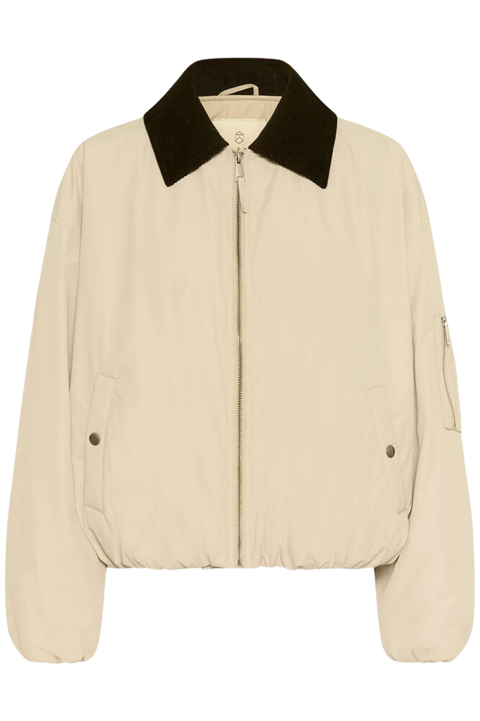 KAFFE - BOMBER "KAROSKA" BEIGE