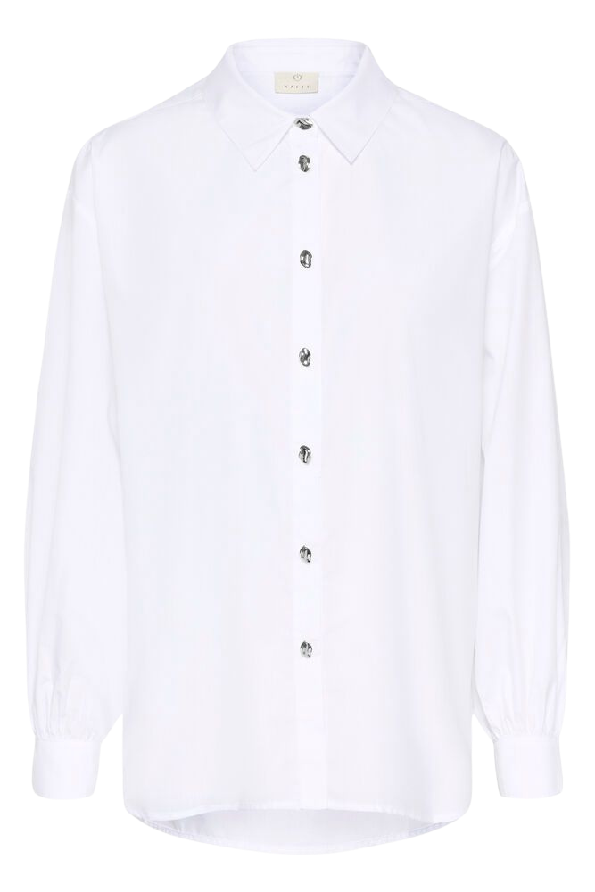 KAFFE - CHEMISE "KANOELLA" BLANCHE
