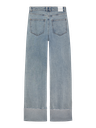 CATWALK JUNKIE - JEANS AUX BORDS PLIÉS BLEU CLAIR