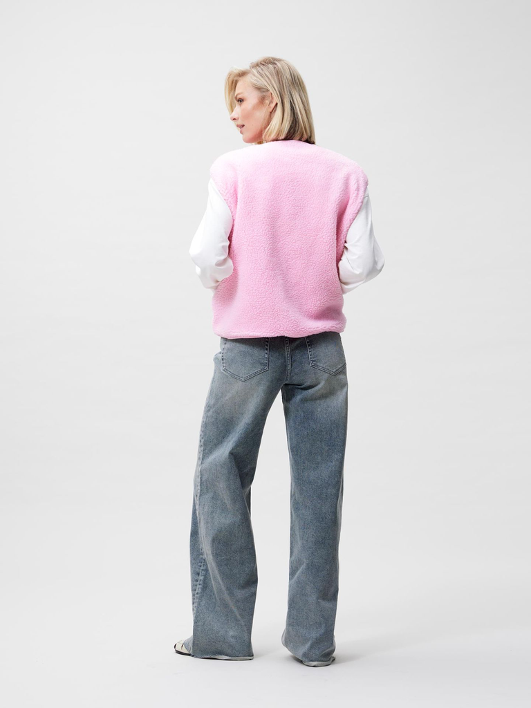 CATWALK JUNKIE - GILET TEDDY ROSE