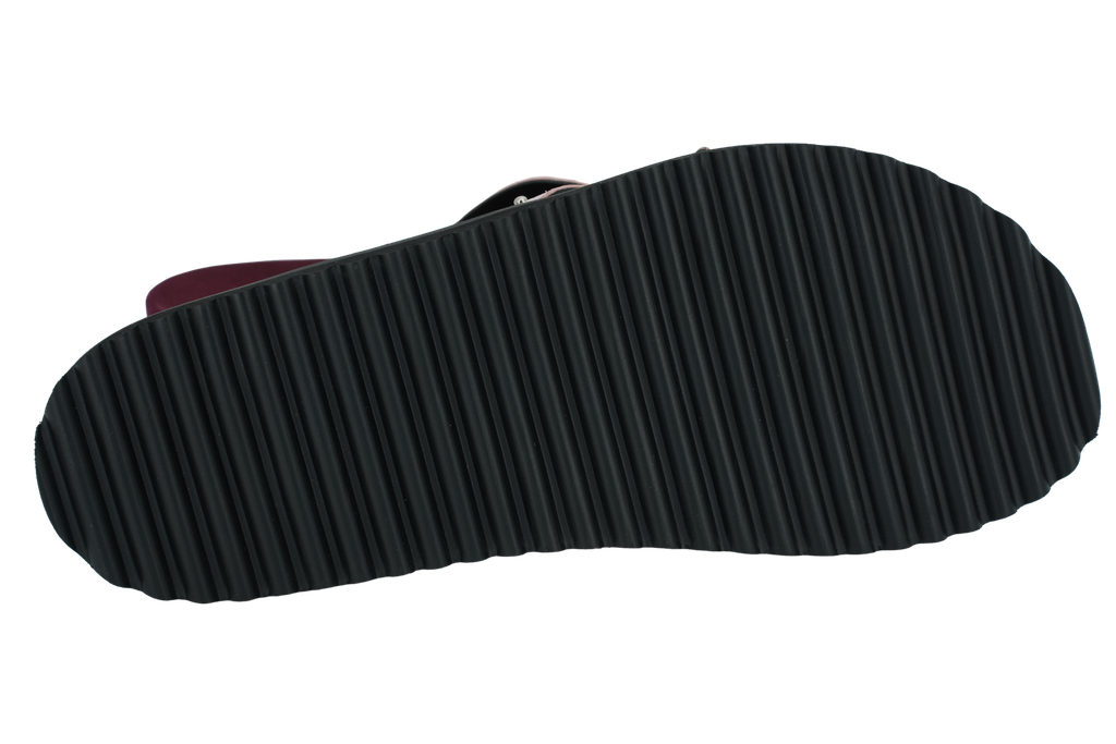 KIRRUNA - SANDALES "LAGOS 05" ROSES ET BORDEAUX