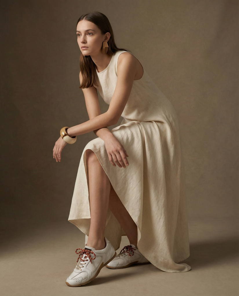 KIRRUNA - BASKETS "HORIZON 09" BLANCHES