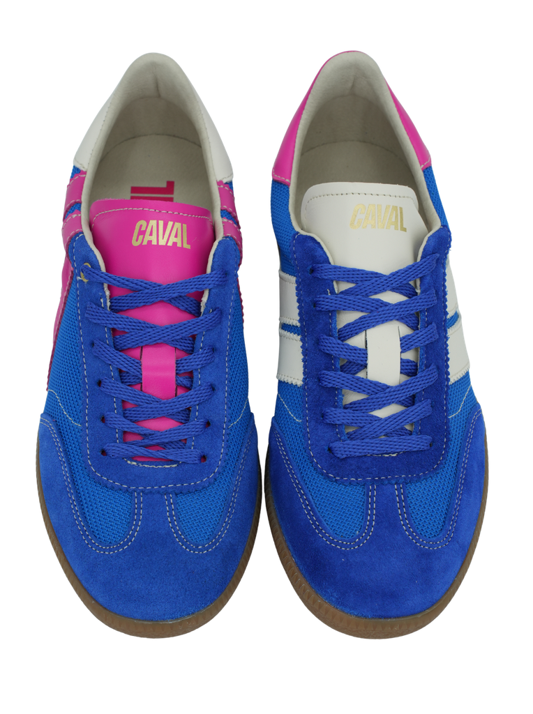 CAVAL - BASKETS "PULSE" BLEUES ET ROSES
