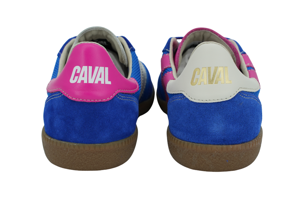 CAVAL - BASKETS "PULSE" BLEUES ET ROSES