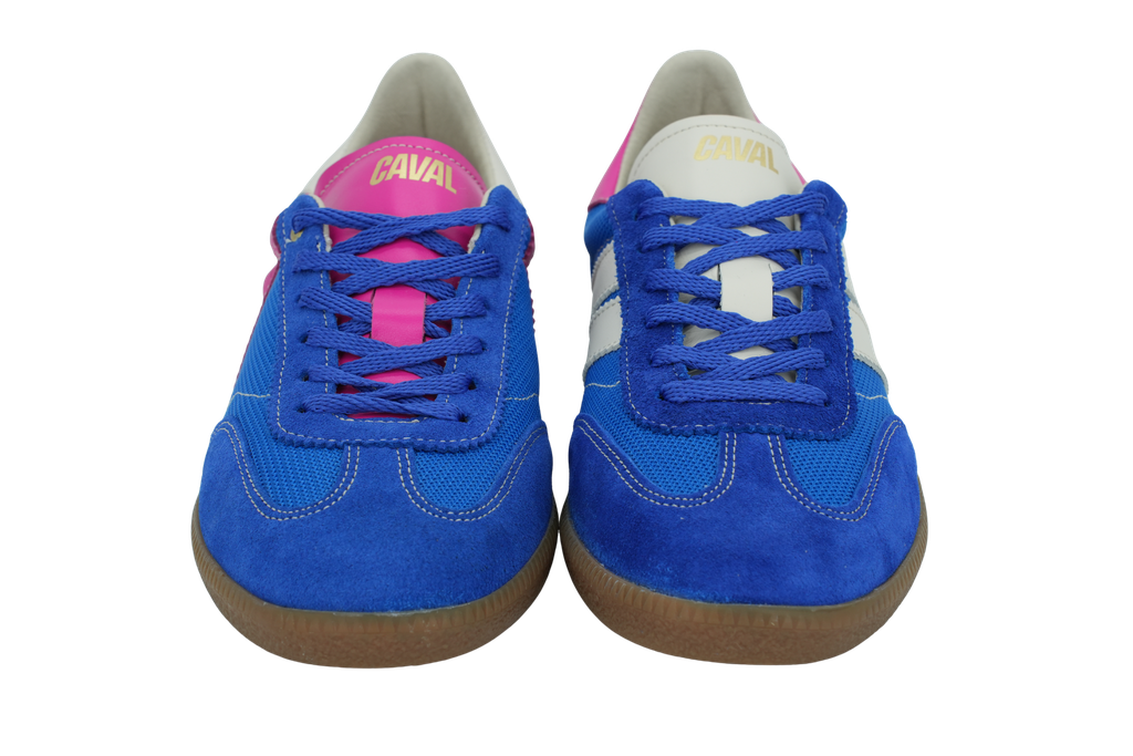 CAVAL - BASKETS "PULSE" BLEUES ET ROSES