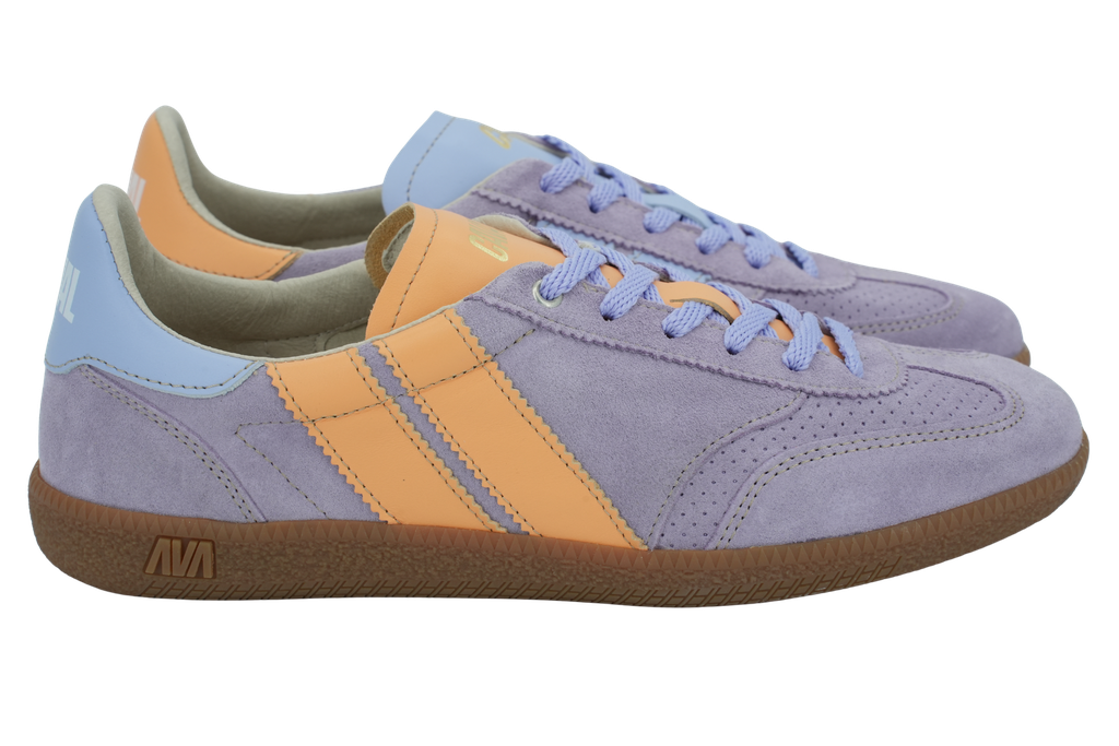 CAVAL - BASKETS "PULSE" LILAS ET ORANGES