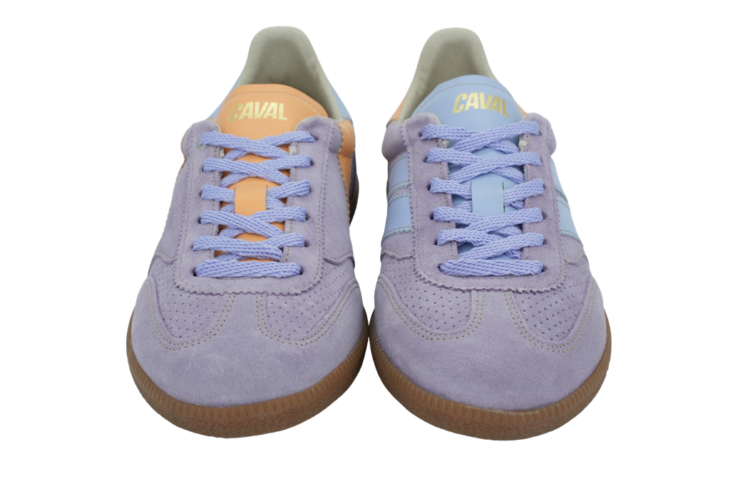 CAVAL - BASKETS "PULSE" LILAS ET ORANGES