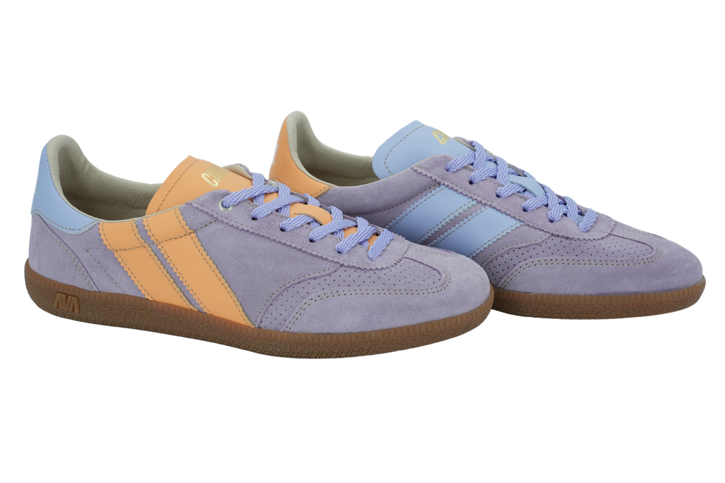 CAVAL - BASKETS "PULSE" LILAS ET ORANGES