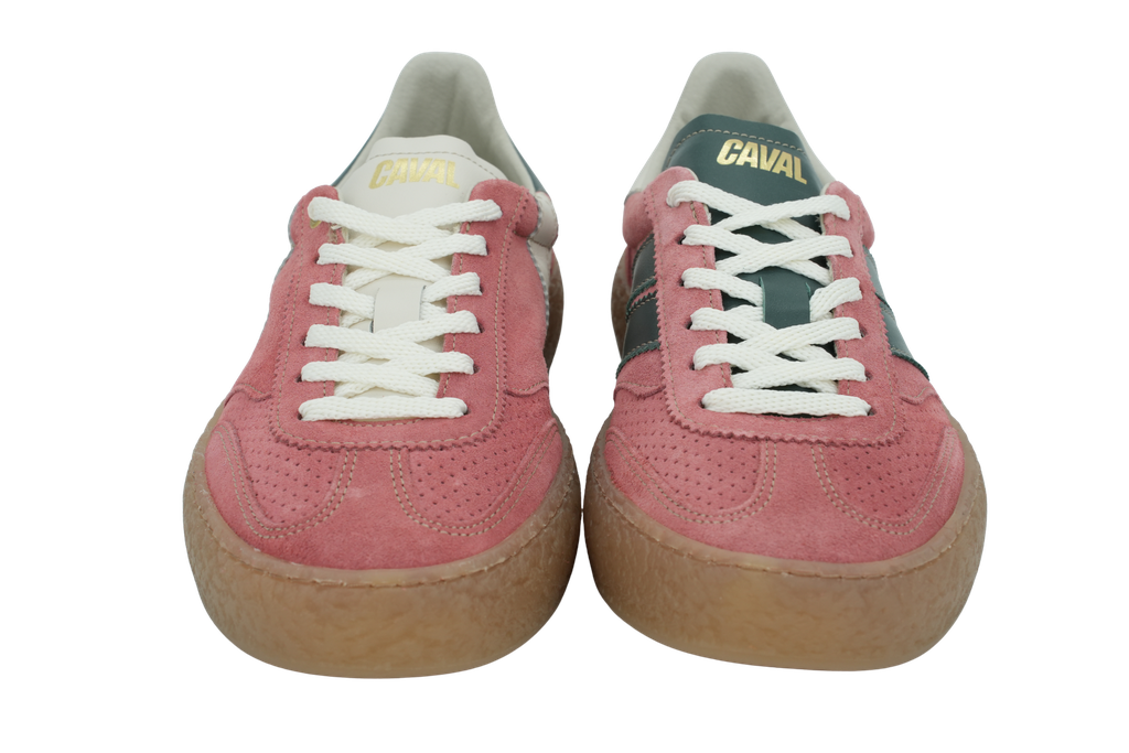 CAVAL - BASKETS "HIGH PULSE" ROSES ET VERTES