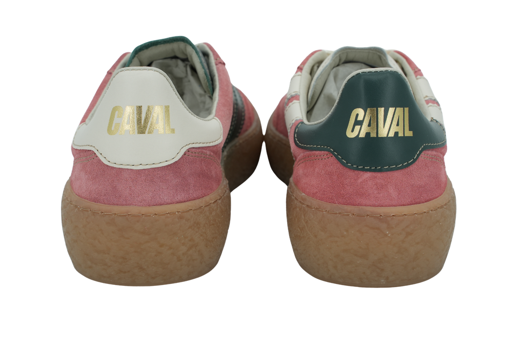 CAVAL - BASKETS "HIGH PULSE" ROSES ET VERTES