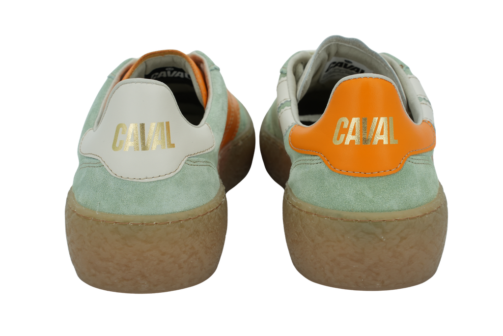 CAVAL - BASKETS "HIGH PULSE" VERTES ET ORANGES