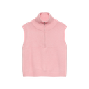 CATWALK JUNKIE - GILET COL CAMIONNEUR ROSE