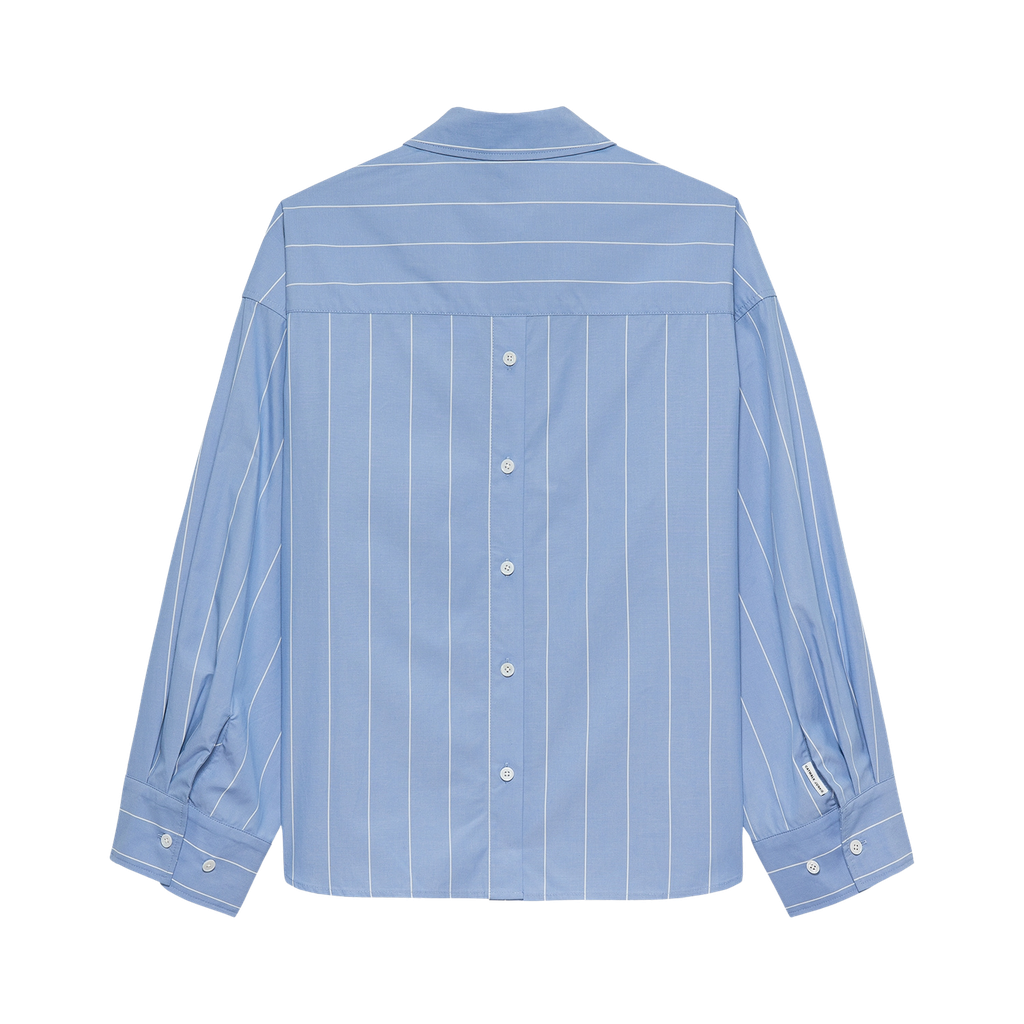 CATWALK JUNKIE - CHEMISE LIGNÉE BLEUE DOUBLE BOUTONNAGE