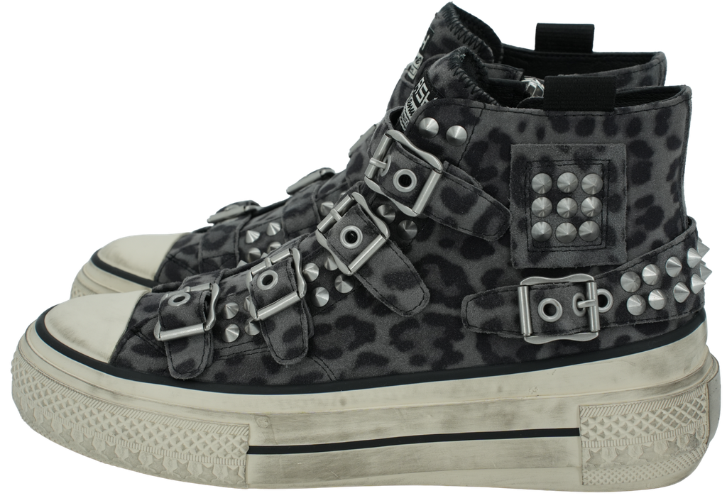 ASH - MID „RAINBOW“ SNEAKER ANTHRAZIT (36)