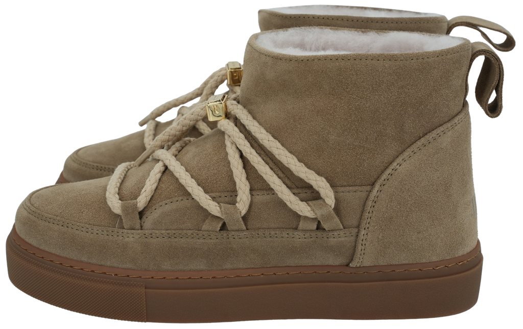 INUIKII - BOOTS FOURRÉES "CLASSIC LOW" BEIGES