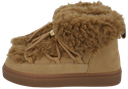 INUIKII - BEIGE "TEDDY LOW" FUR-LINED BOOTS