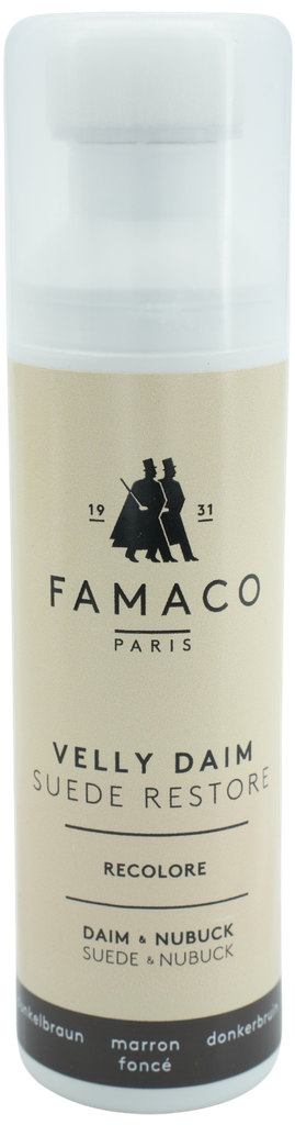 FAMACO - „VELLY“ DUNKELBRAUNER WILDLEDERFARBSTOFF