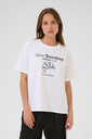 KAFFE - T-SHIRT "KAELLY" BLANC