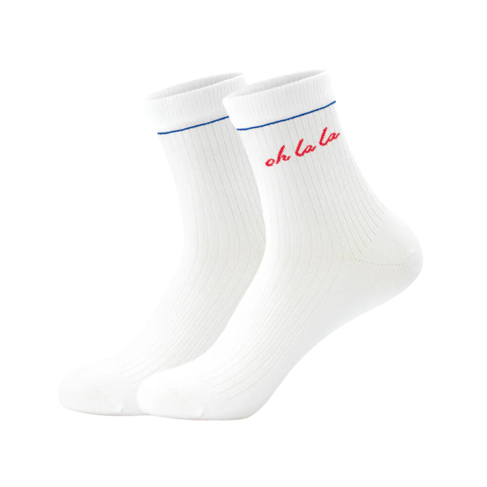 JCLAY - "OH LA LA" MID-HIGH SOCKS