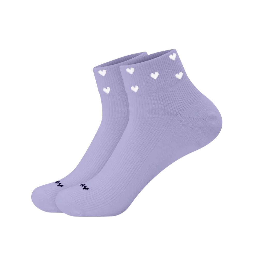 JCLAY - CHAUSSETTES COURTES "LAVENDA HEARTS"