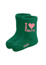 JCLAY - CHAUSSETTES ENFANTS "I LOVE SANTA"