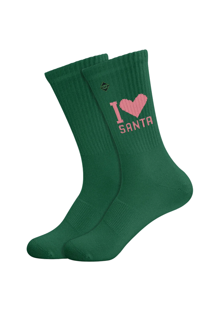 JCLAY - CHAUSSETTES "I LOVE SANTA" (35-38)