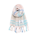 VERB TO DO - ECHARPE XXL "I'M 2000" ROSE ET BLEUE