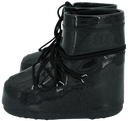 MOON BOOT - SCHWARZE „ICON LOW GLITTER“-STIEFEL