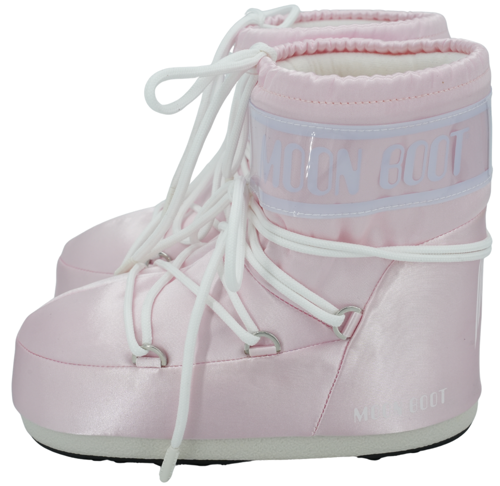MOON BOOT - "ICON LOW PEARLY" ROZEN LAARZEN