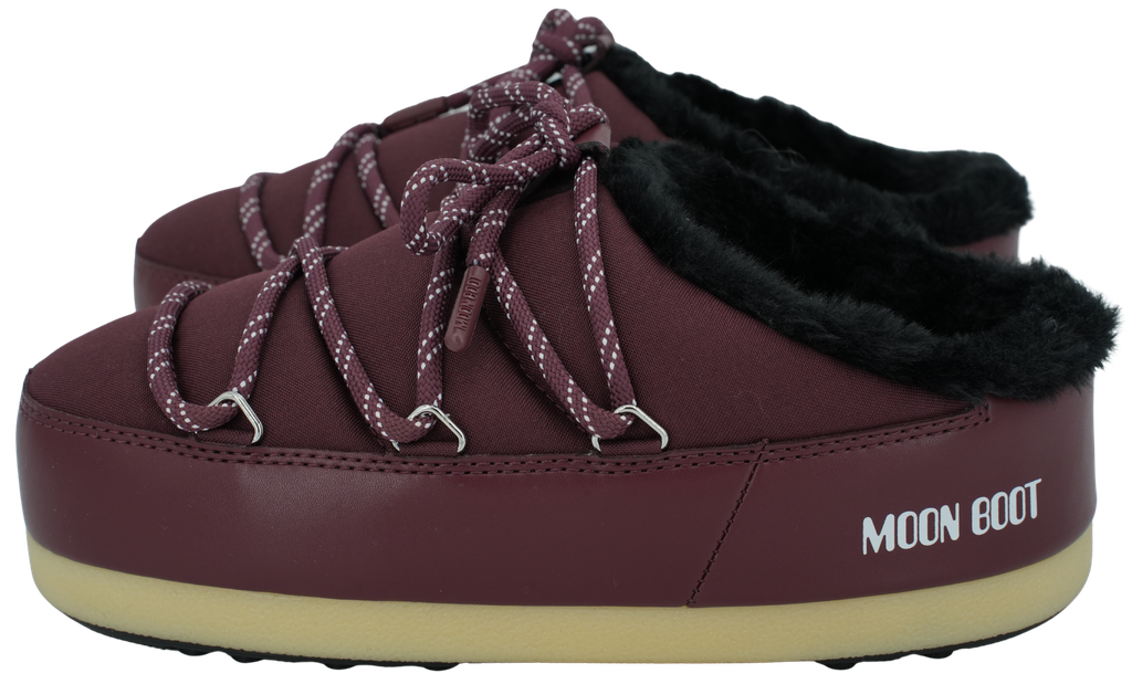 MOON BOOT - MULES "EVX MULE NYLON" BORDEAUX