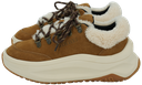 MOON BOOT - „CITY SHEARLING“ SNEAKER COGNAC