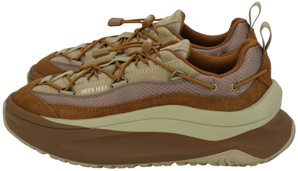 MOON BOOT - BASKETS "XLACE SAFARI" BEIGES