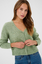 KAFFE - CARDIGAN "KAMELANIA" VERT SAUGE