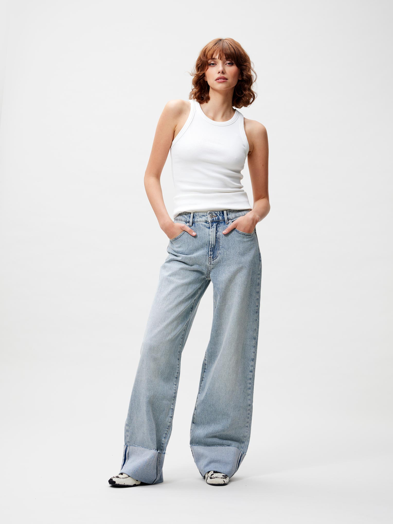 CATWALK JUNKIE - HELLBLAUE JEANS MIT UMGESCHLAGENEN SÄTZEN (26)
