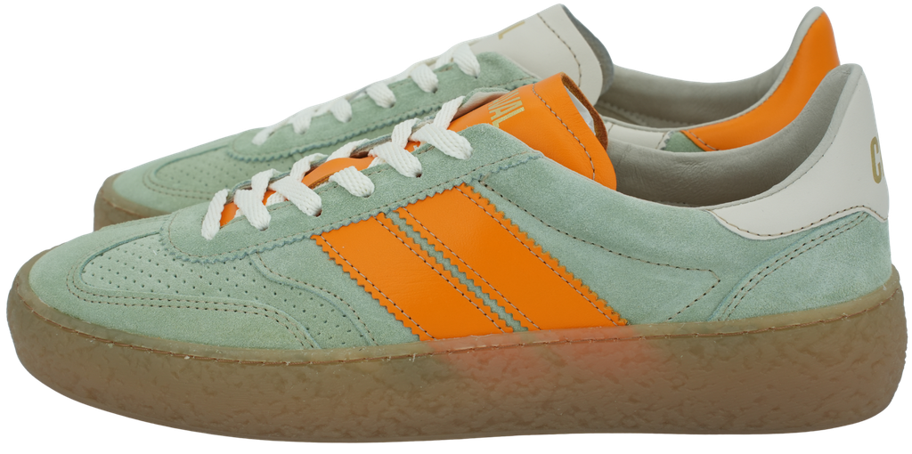 CAVAL - GRÜNE UND ORANGE "HIGH PULSE" SNEAKER (36)