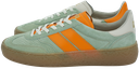 CAVAL - GROENE EN ORANJE "HIGH PULSE" SNEAKERS